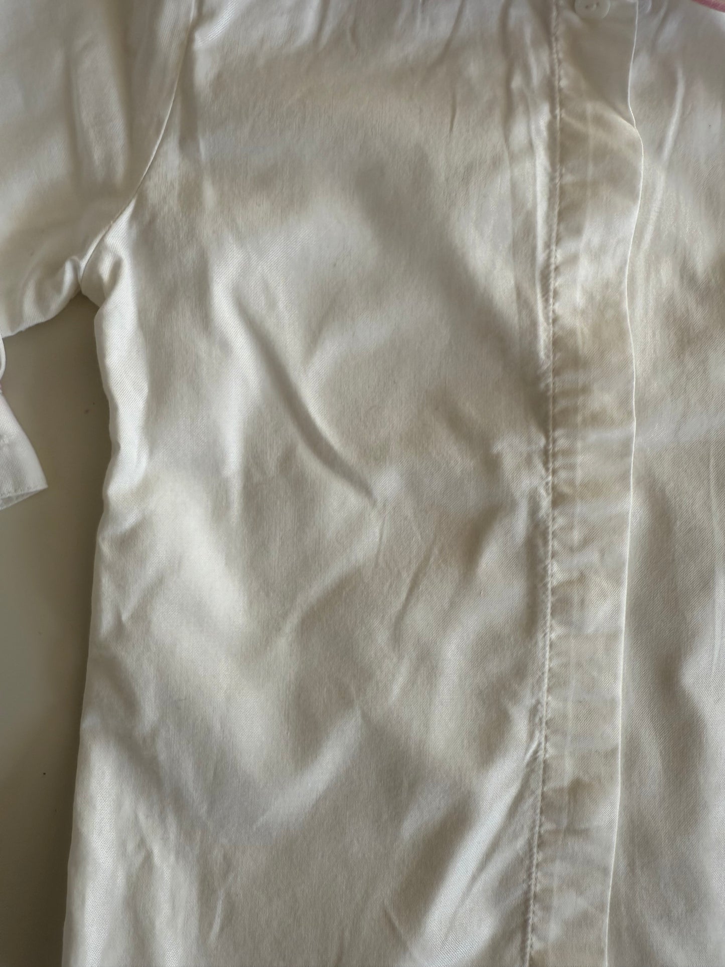 MY FIRST LABEL Bluse weiß rosa 74