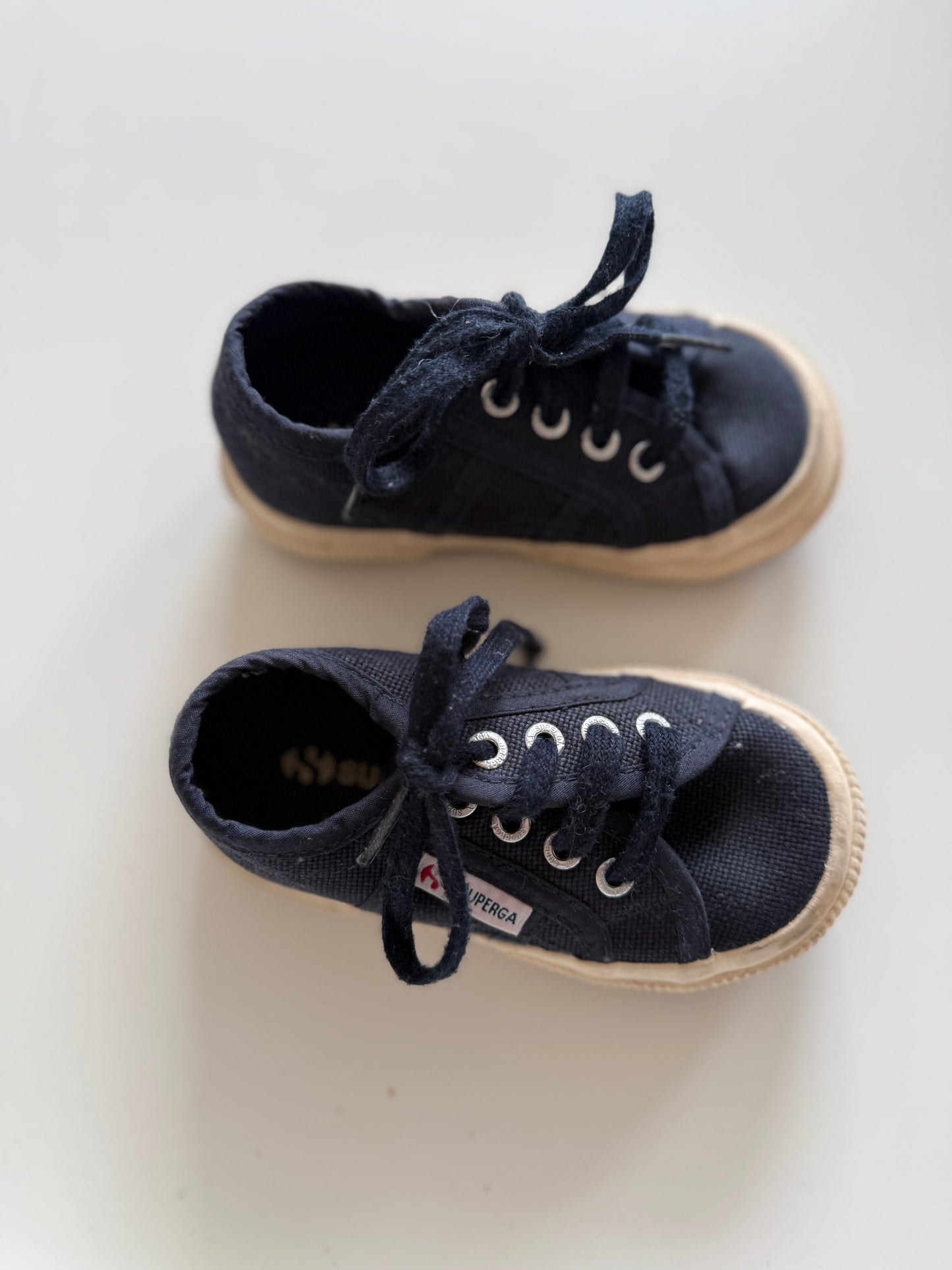 SUPERGA Sneaker Stoff Schuhe dunkelblau 22