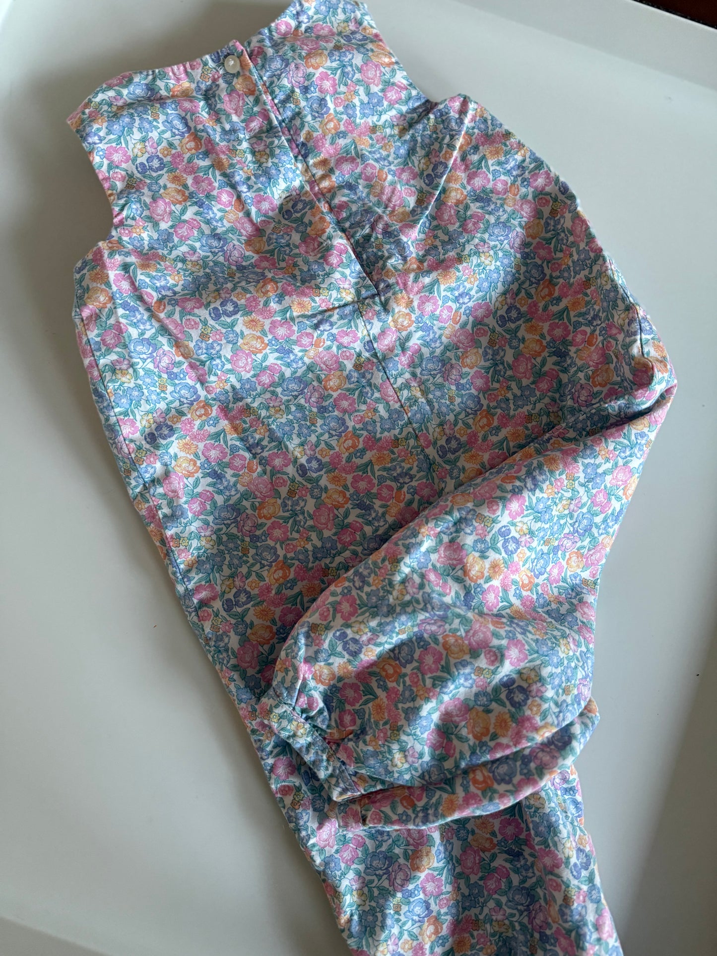 RALPH LAUREN Anzug Sommer Streublumen bunt 74