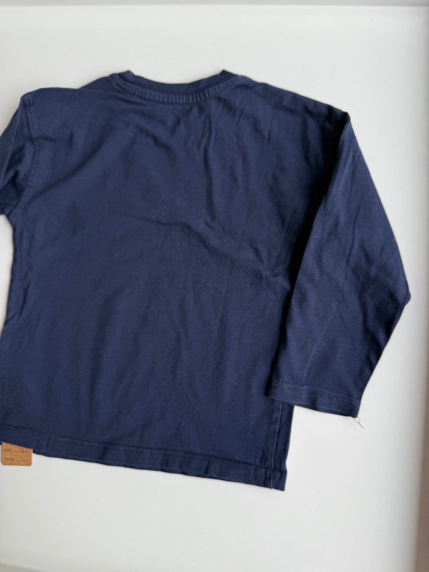 H&M Langarmshirt New York dunkelblau 92