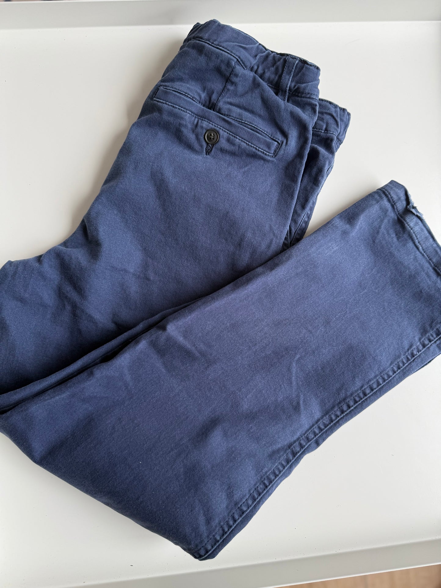 H&M Chino Hose dunkelblau 158