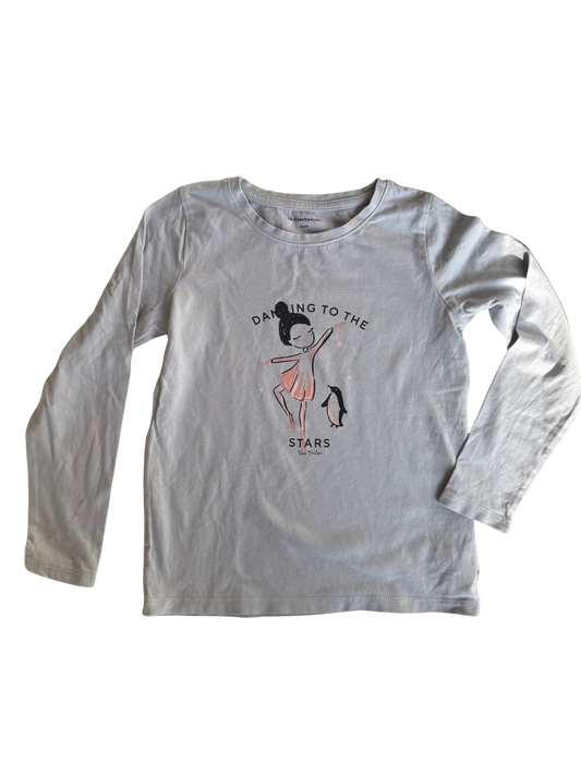 TOM TAILOR Langarmshirt Ballerina hellblau 116/122