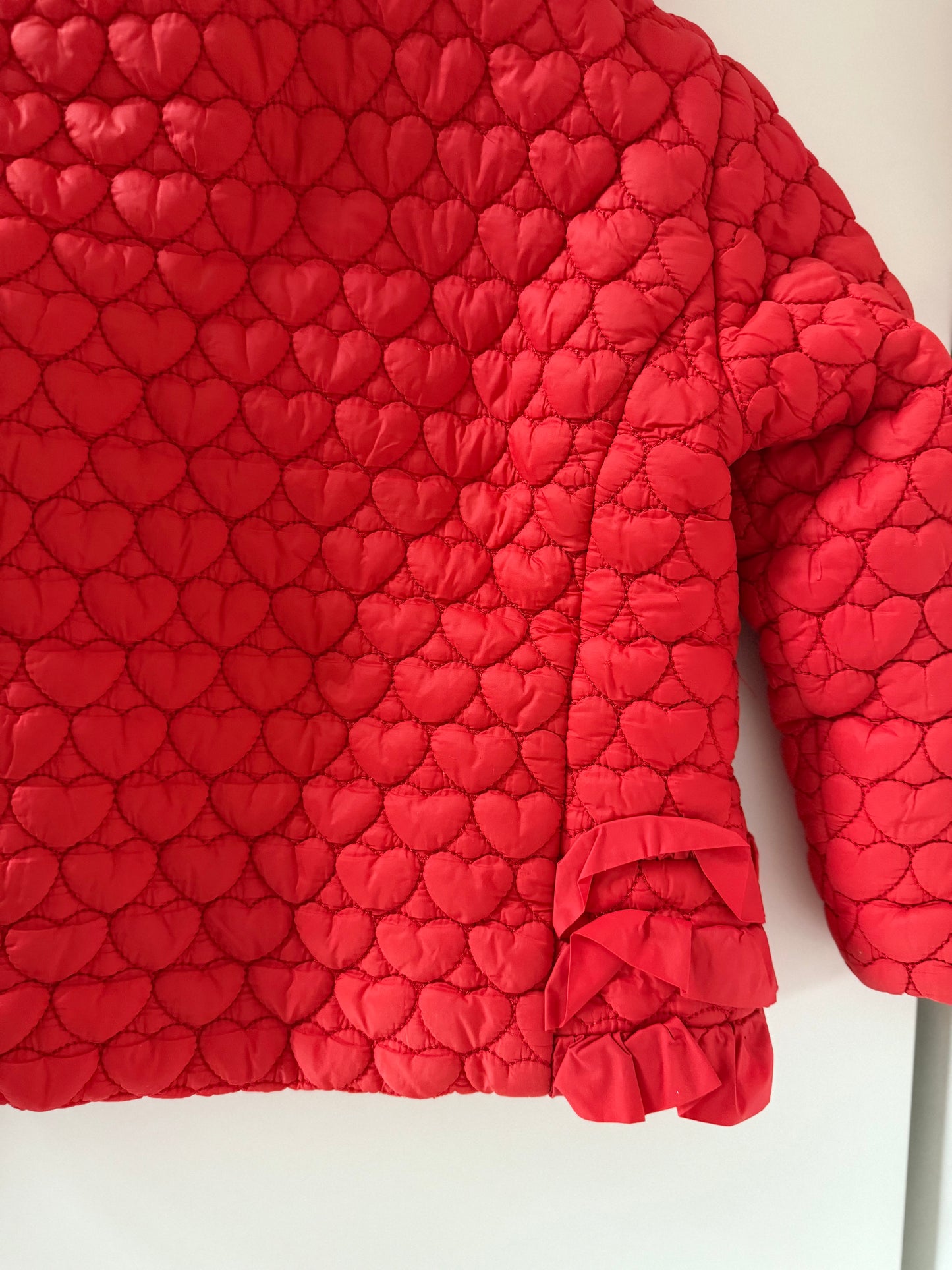 BILLIEBLUSH Übergangsjacke Herzen rot 98/104