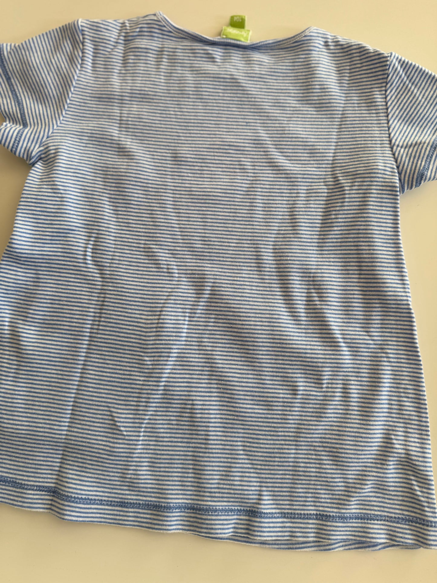 HESSNATUR Tshirt blau weiß 104