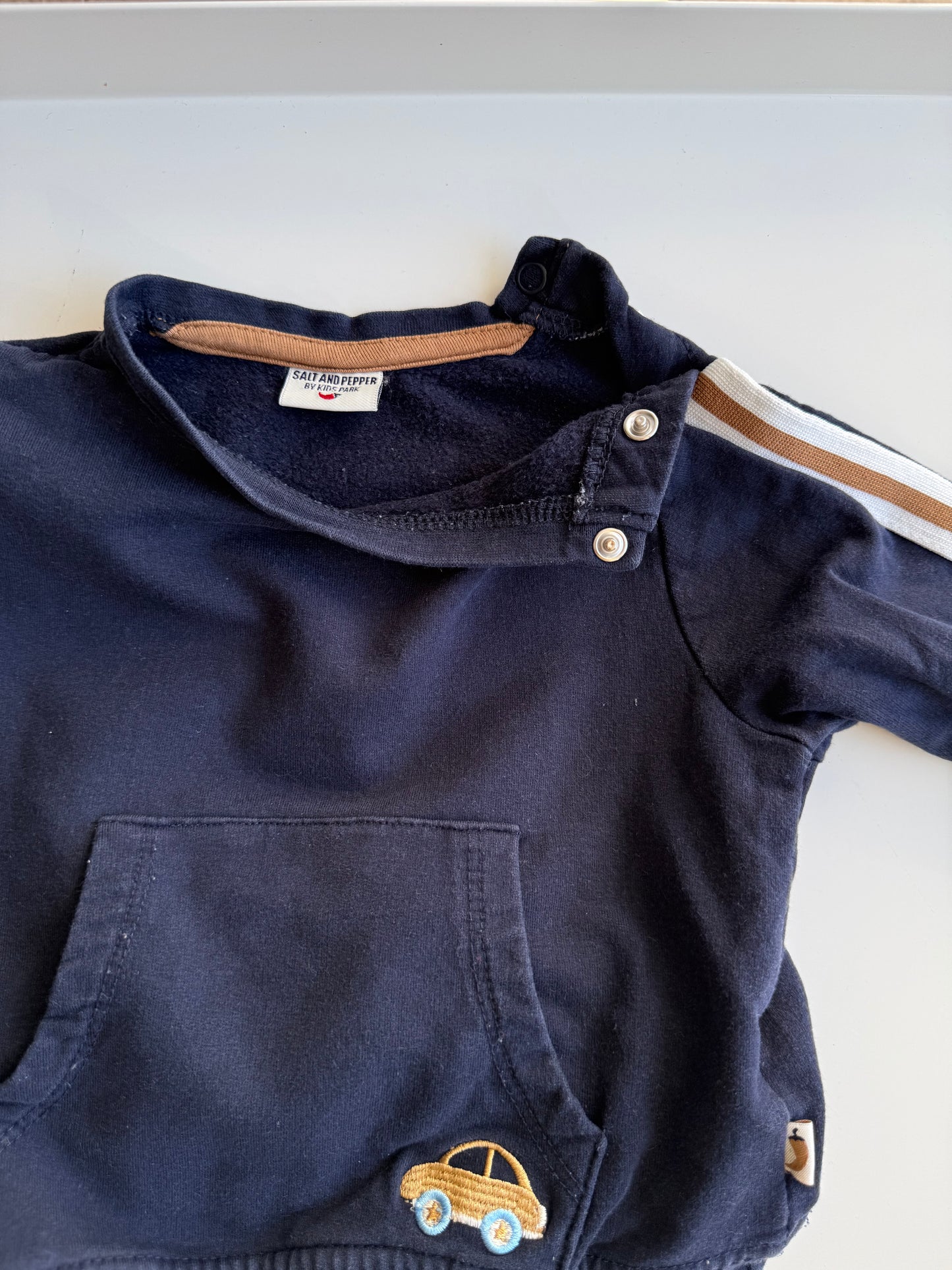 SALT & PEPPER Anzug Sweatshirt Hose Auto dunkelblau 74