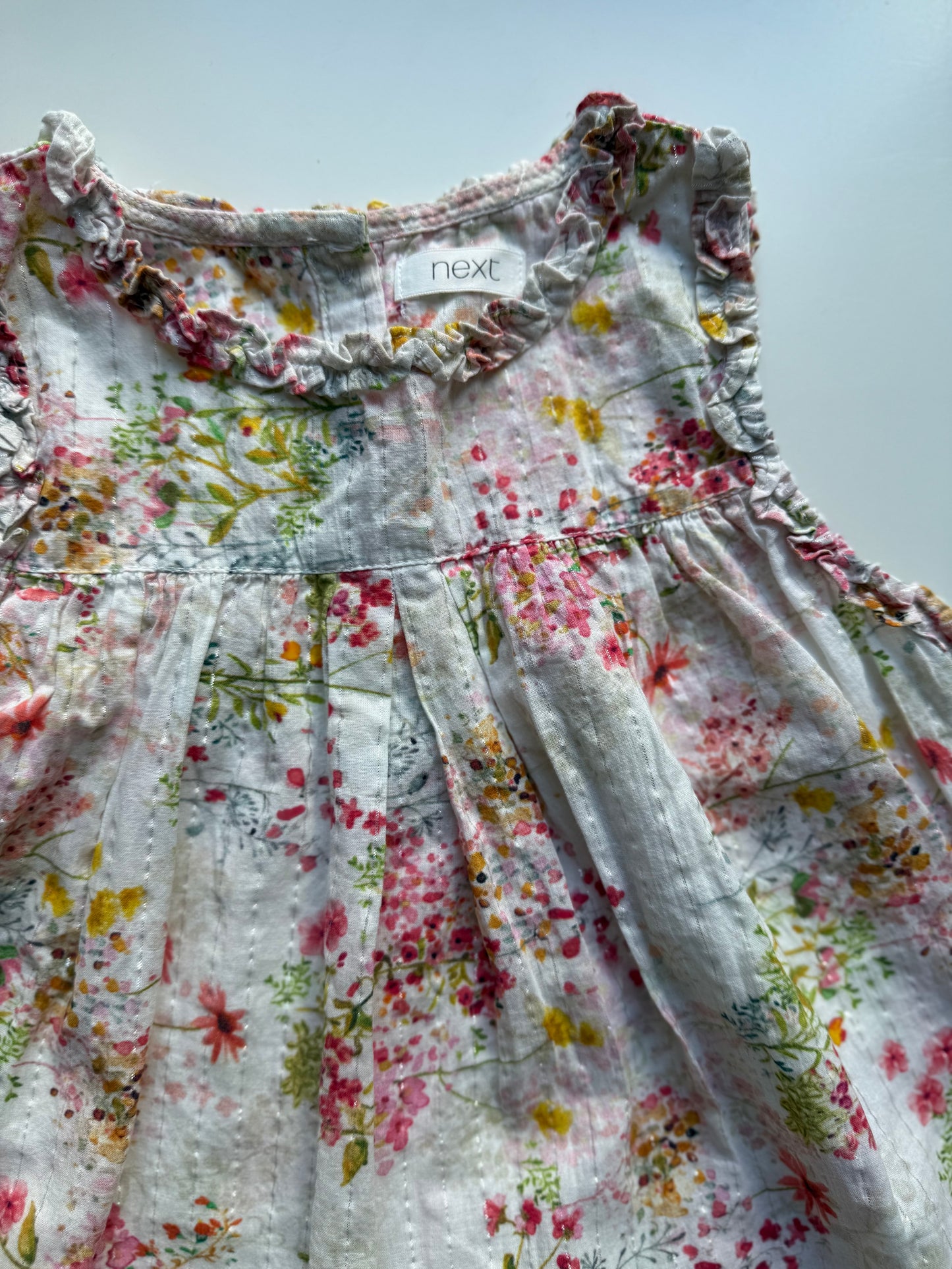 NEXT Kleid Sommer Blumen 98