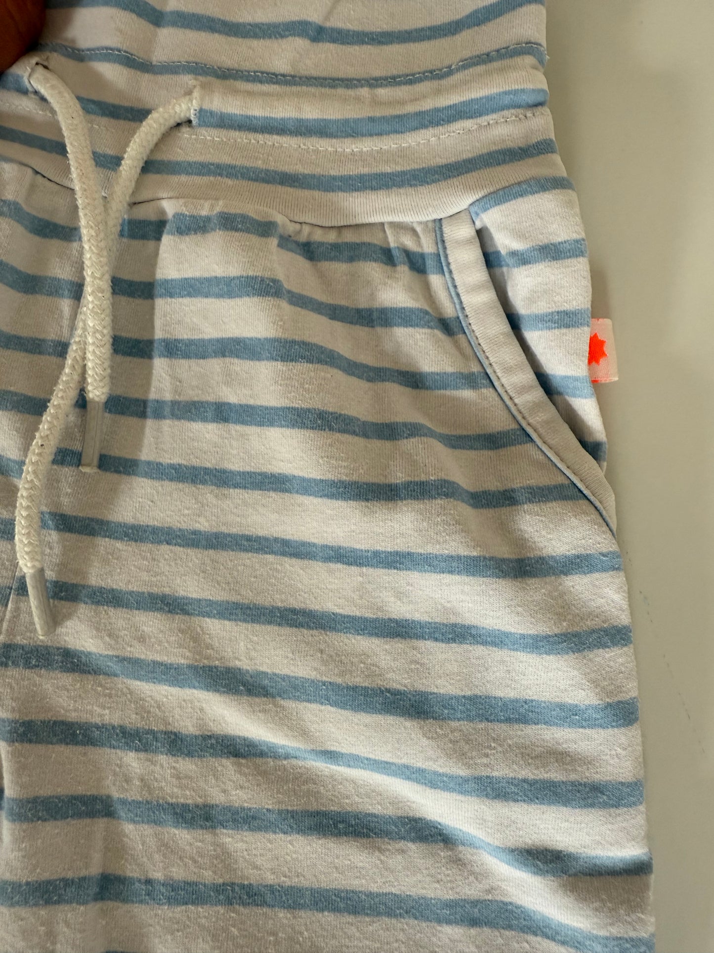 LITTLE LABEL Hose blau weiß gestreift 80