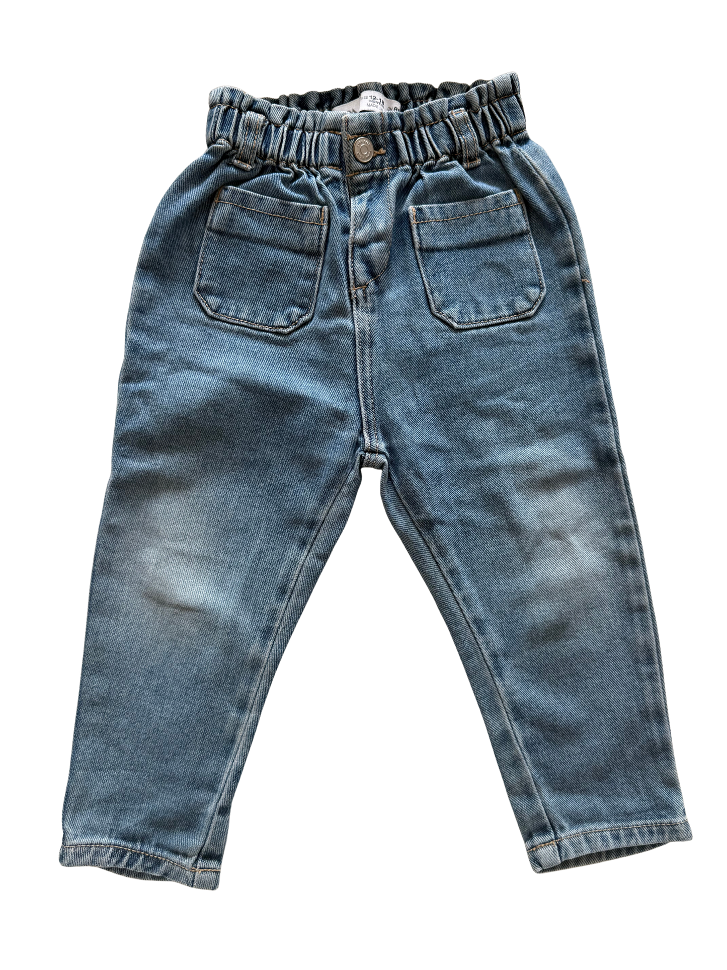 ZARA Jeans Paperbag blau 86