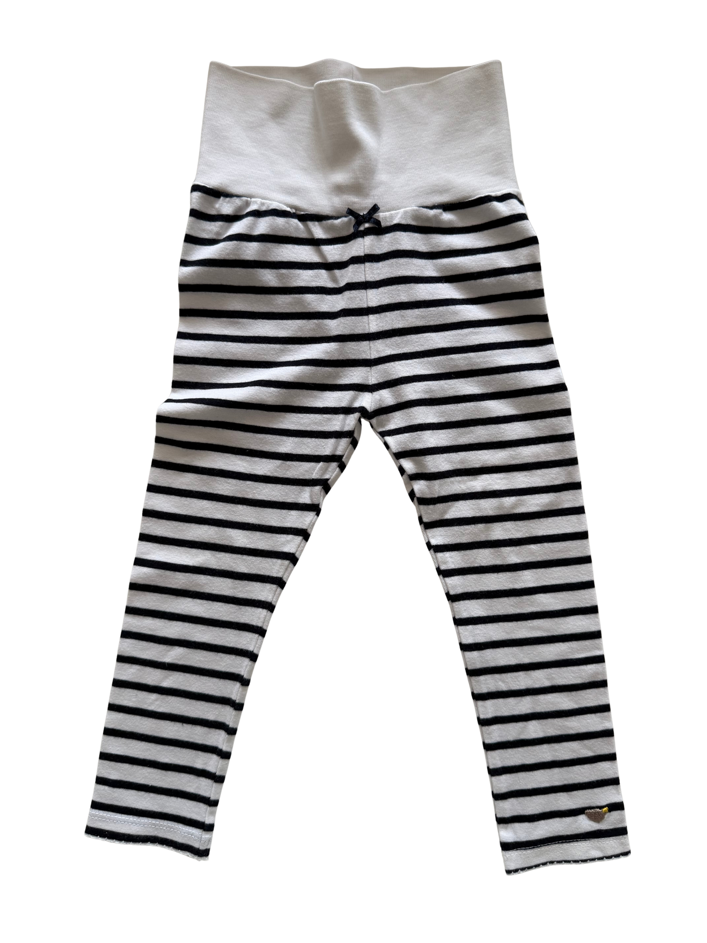 STEIFF Leggings blau weiß Streifen 86