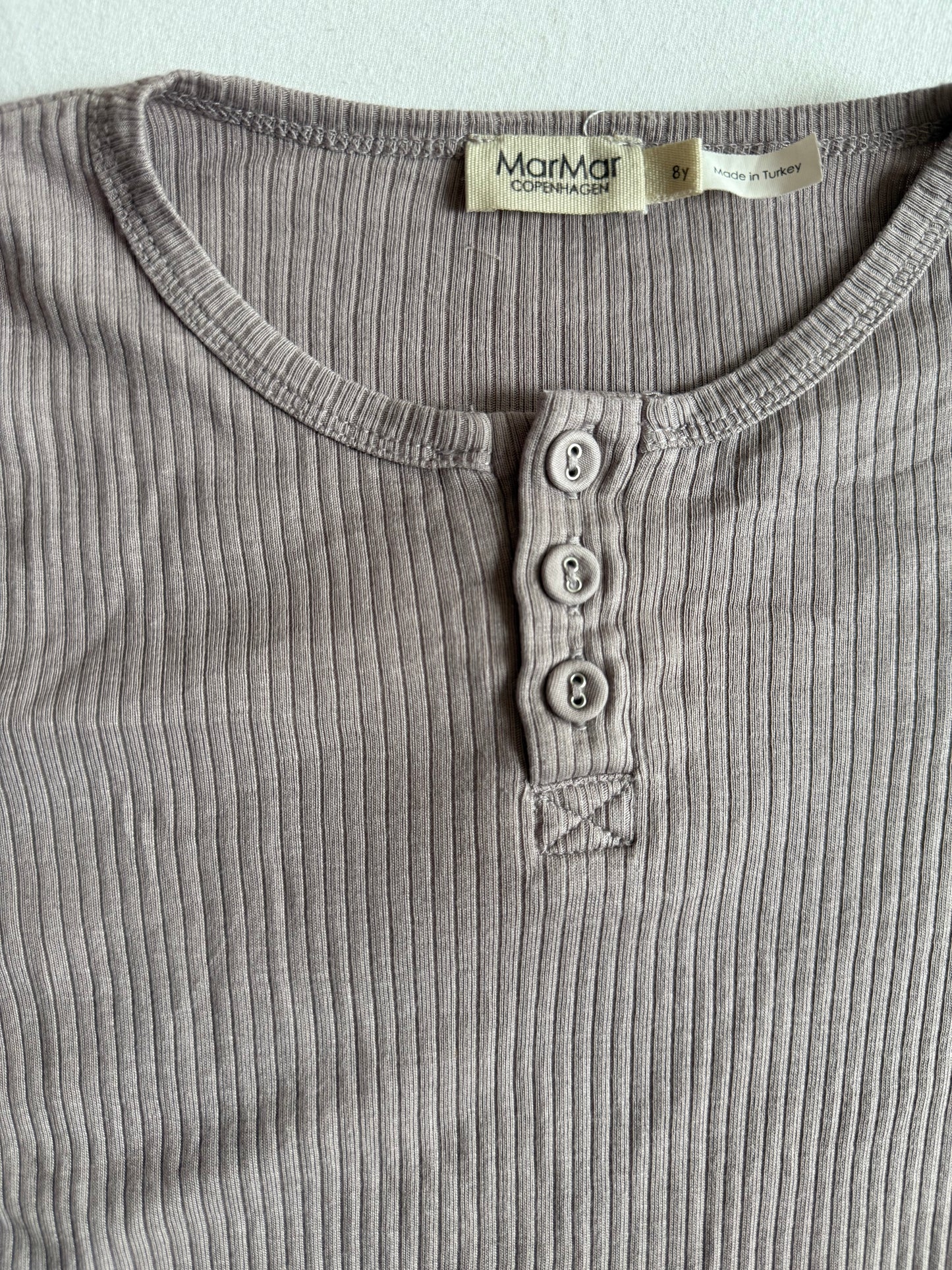 MARMAR COPENHAGEN Langarmshirt flieder altrosa Ripp 122/128