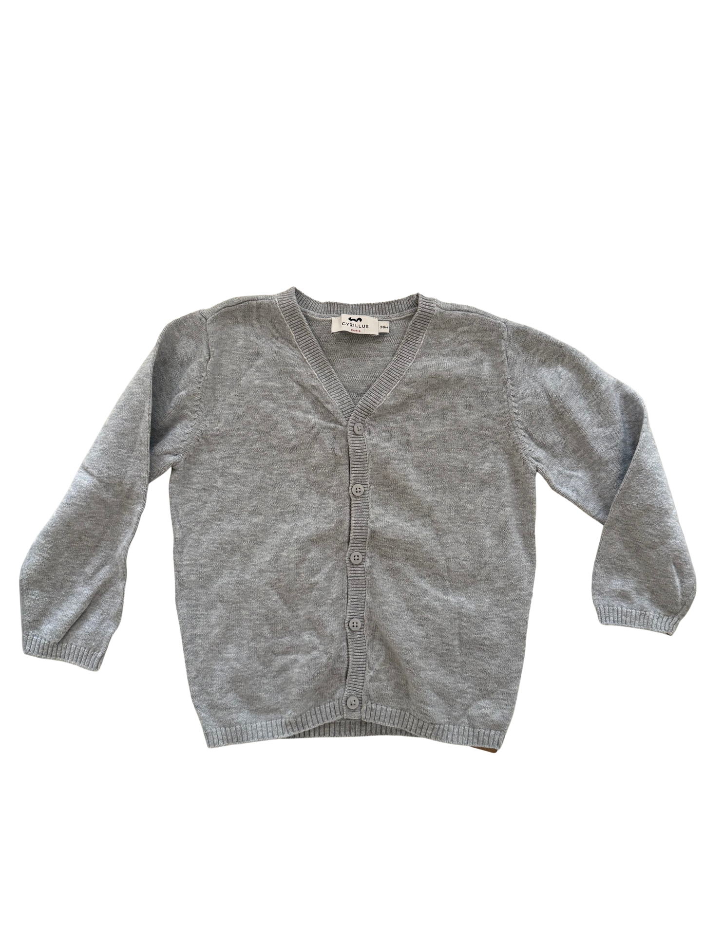CYRILLUS Strickjacke grau 92