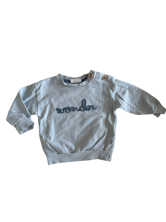 SANETTA Sweatshirt wonder hellblau 68