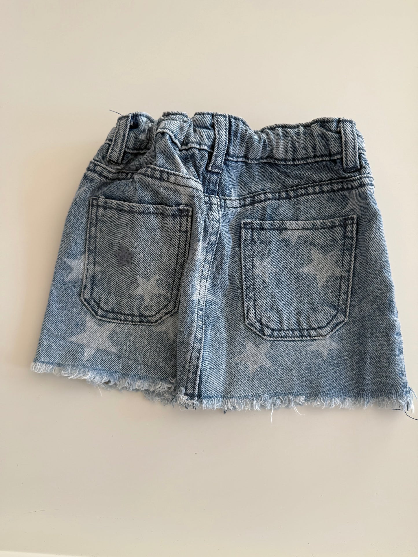 MANGO Jeansrock Sterne 98