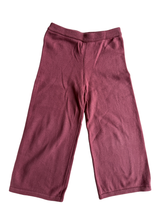 MODERN MOMENTS BY GERBER Hose Strick Wideleg burgunderrot 110