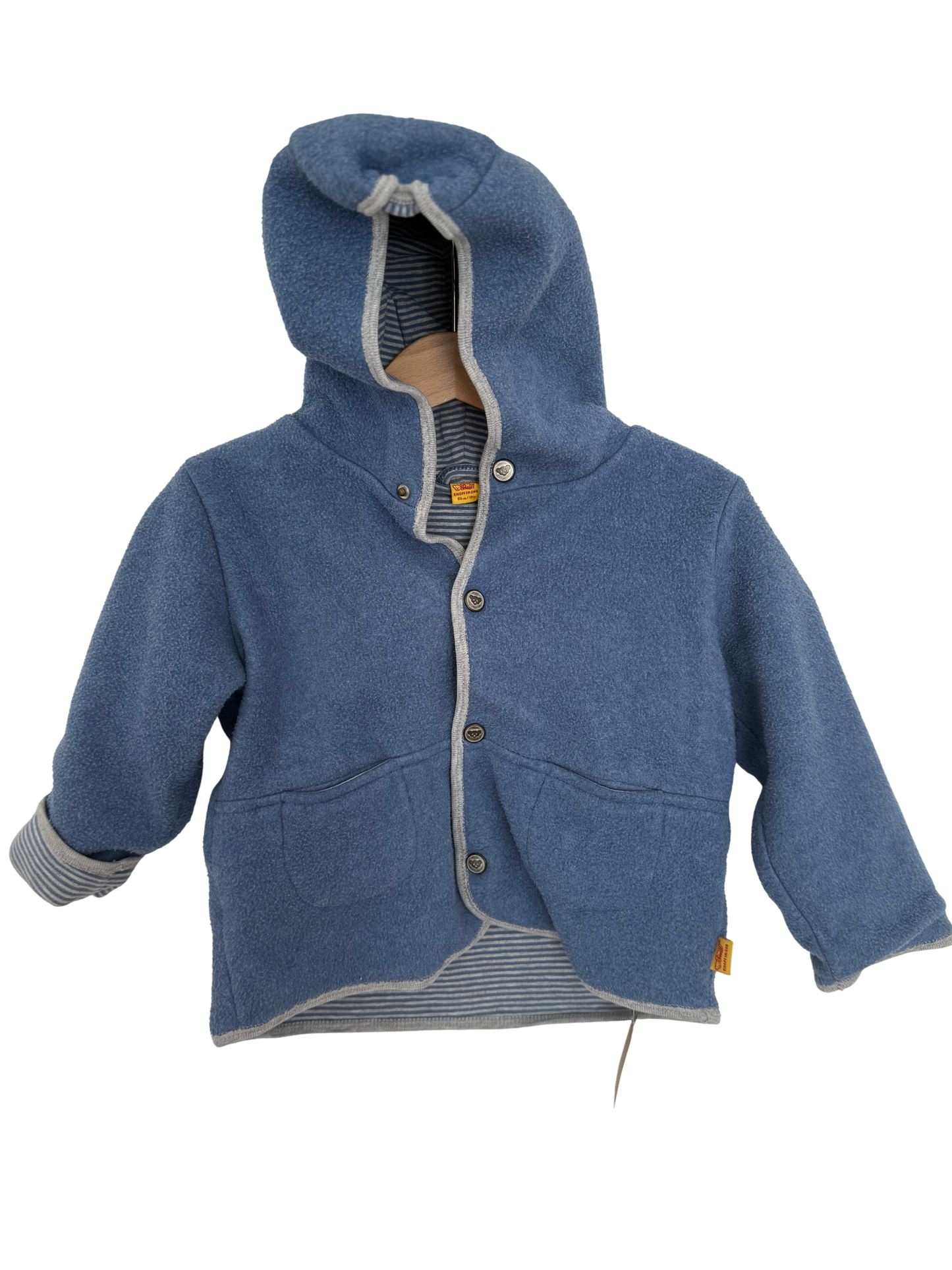 STEIFF Fleecejacke Taubenblau 86