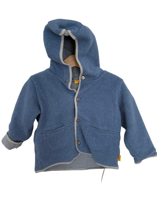 STEIFF Fleecejacke Taubenblau 86