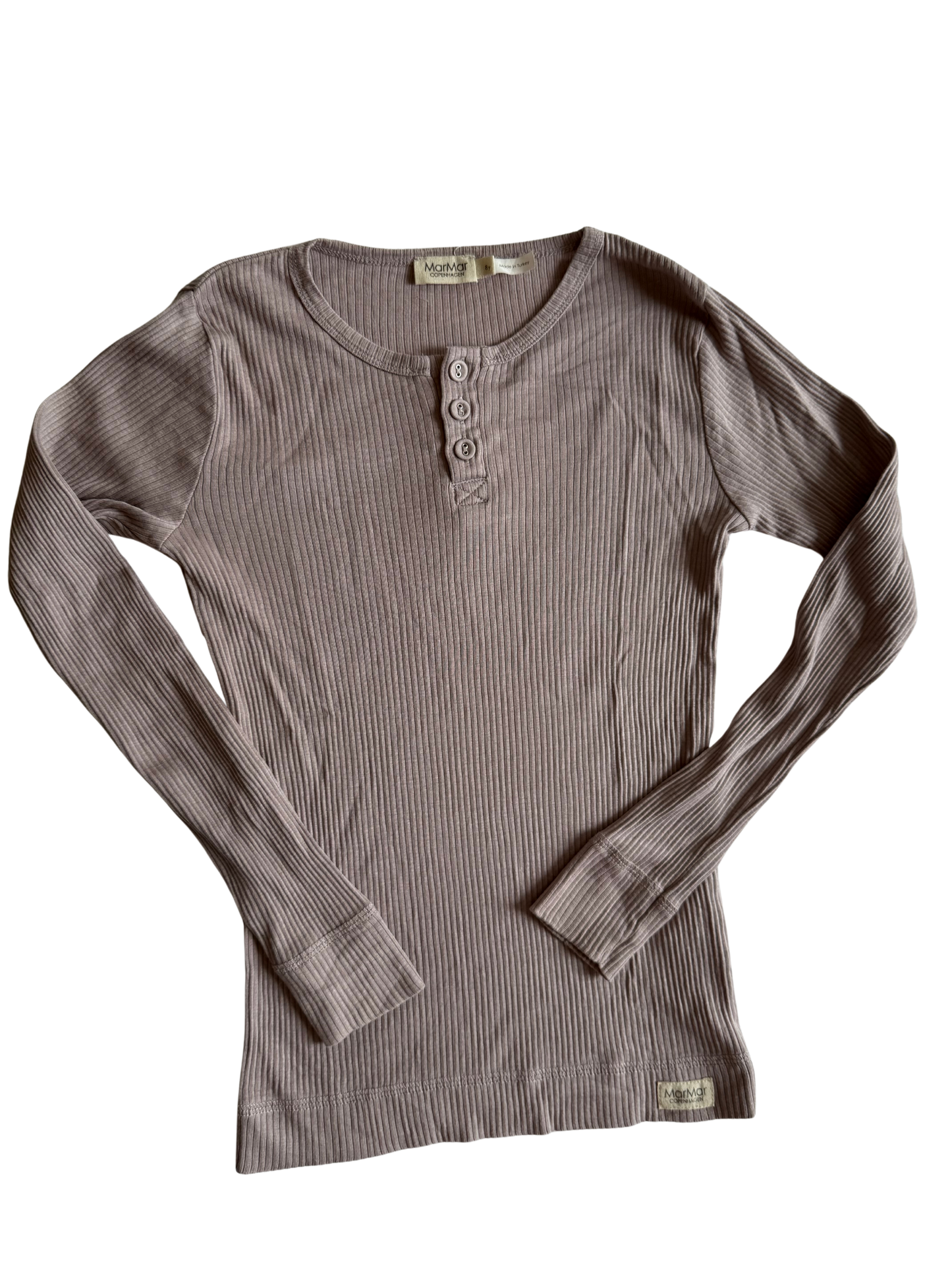 MARMAR COPENHAGEN Langarmshirt flieder altrosa Ripp 122/128