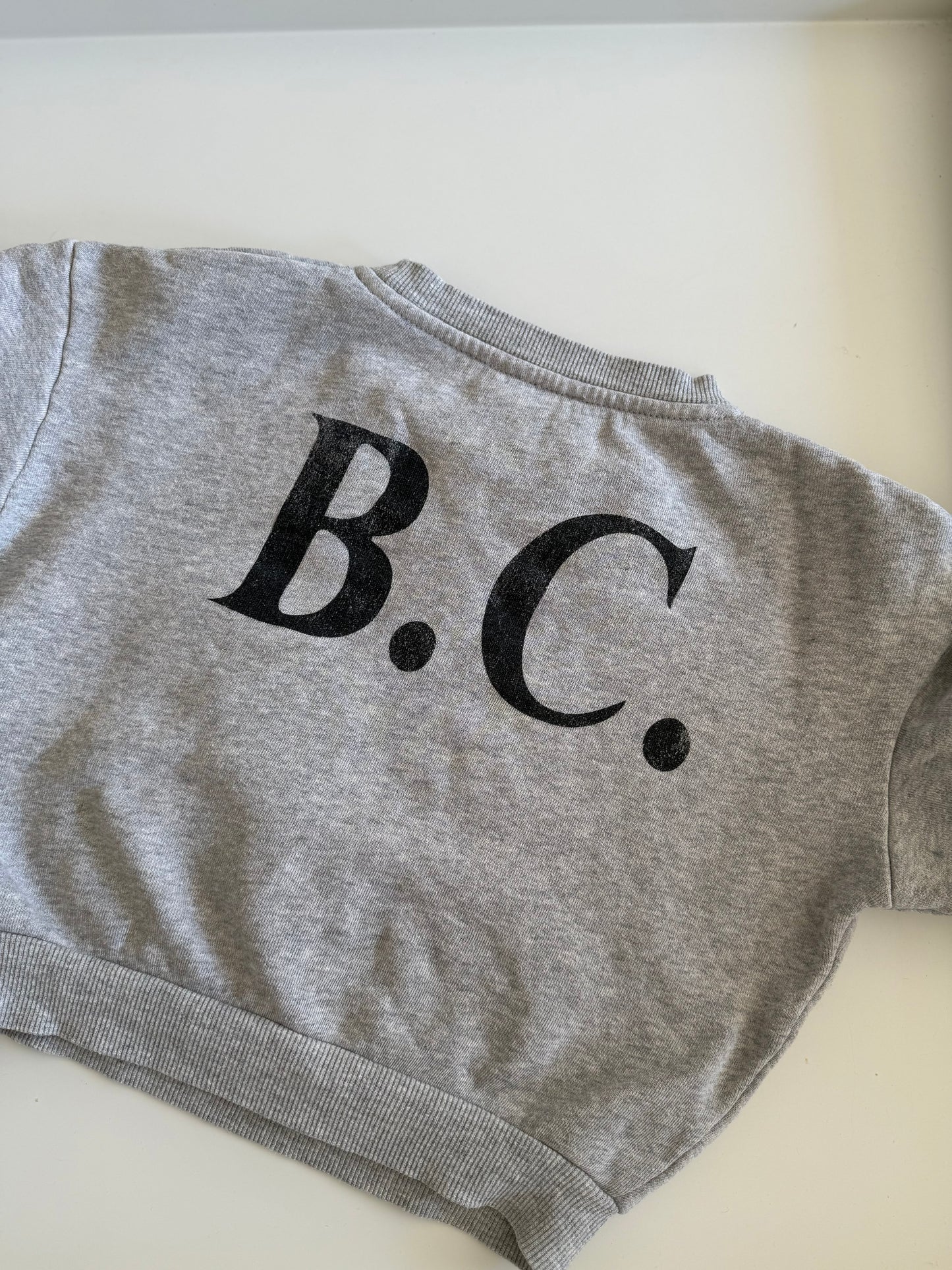 BOBO CHOSES Sweatshirt grau Katze 98