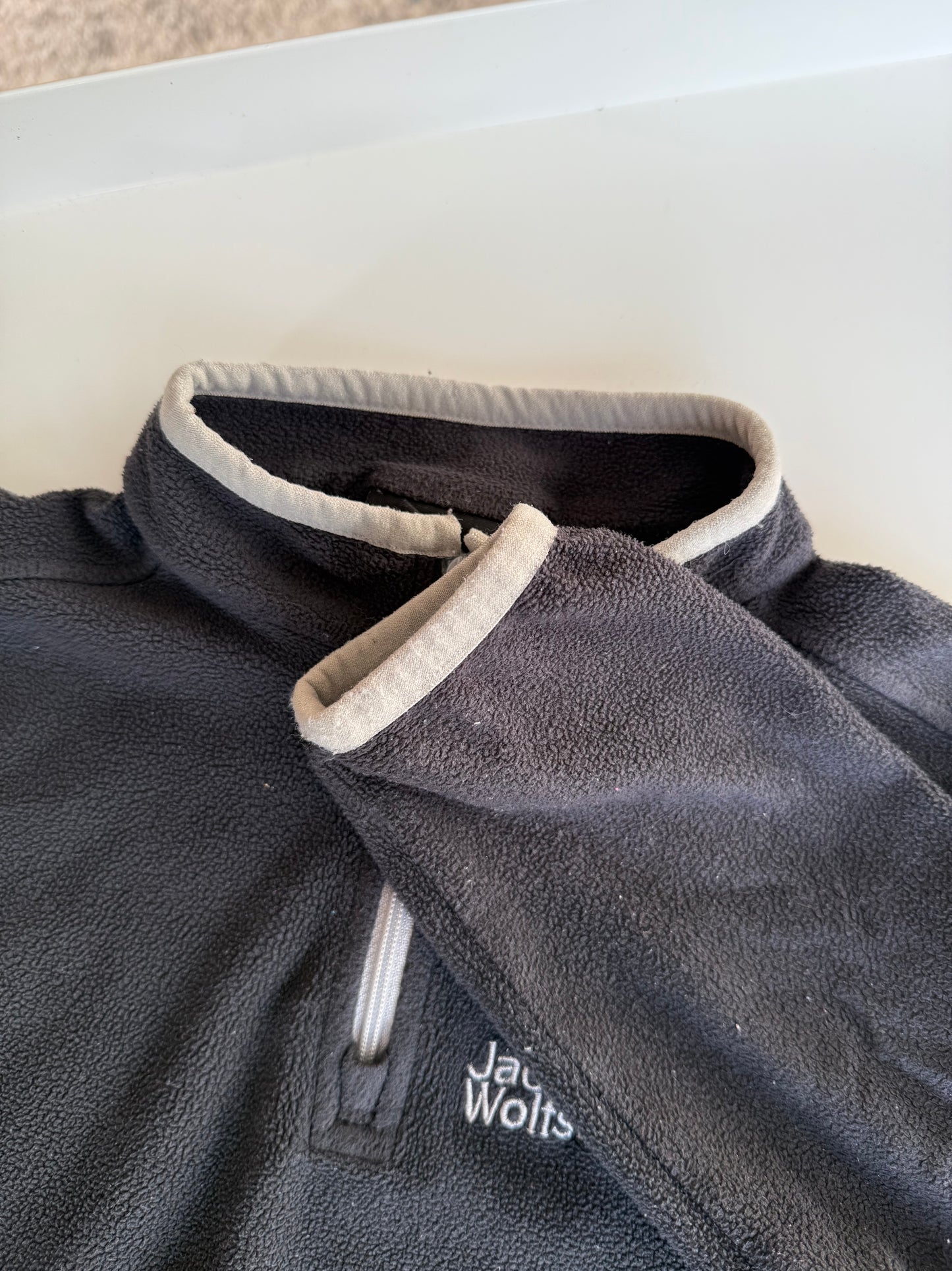 JACK WOLFSKIN Jacke Fleece Oberteil Pullover schwarz 116