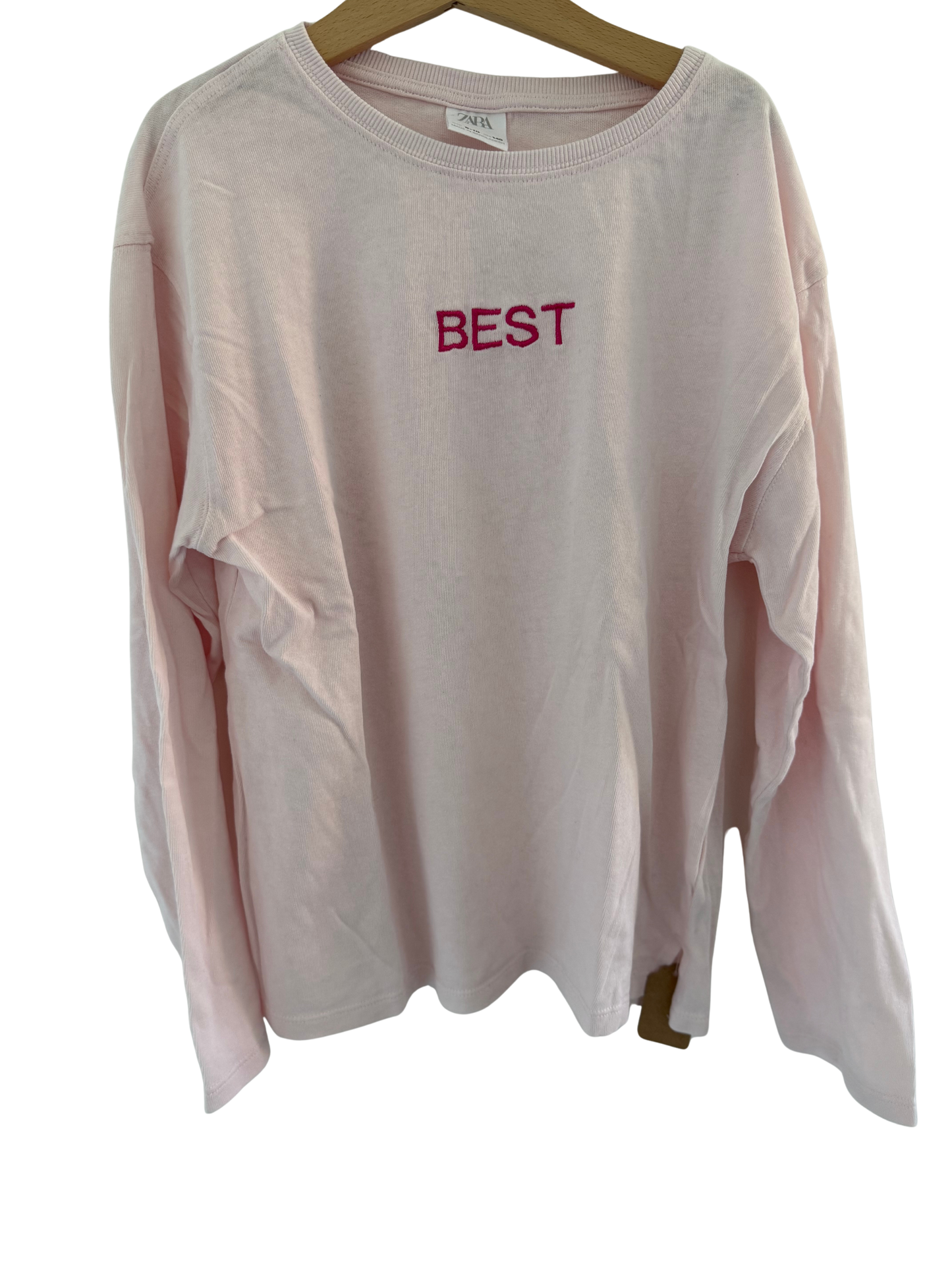 ZARA Langarmshirt rosa best 140