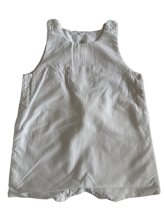 PETIT BATEAU Strampler kurze Hose Shorts weiß hellblau