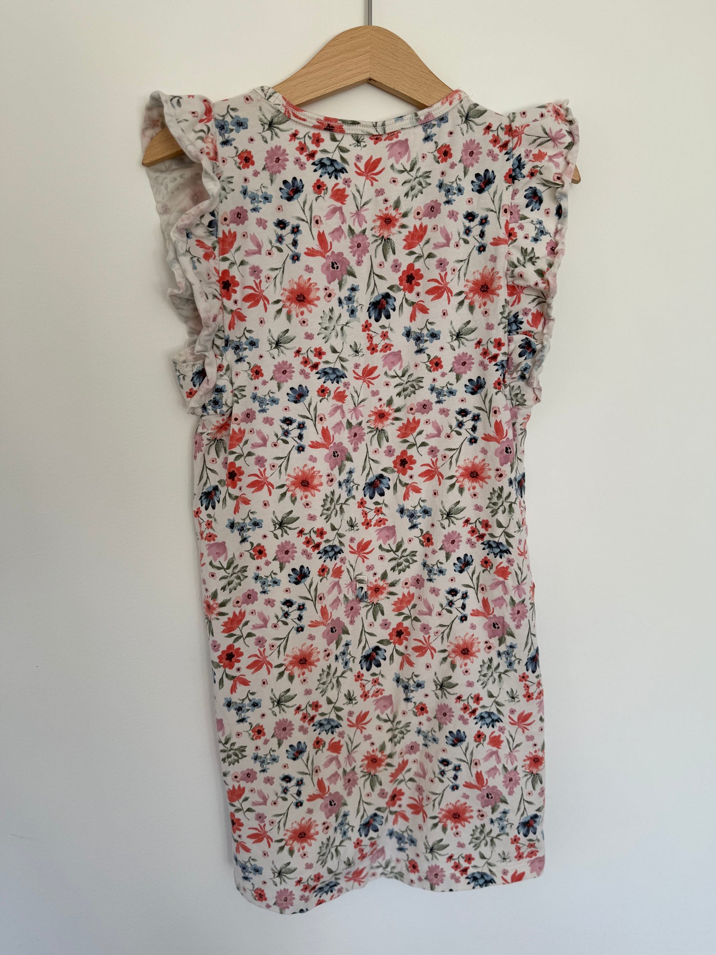 HEMA Kleid Streublumen 122/128