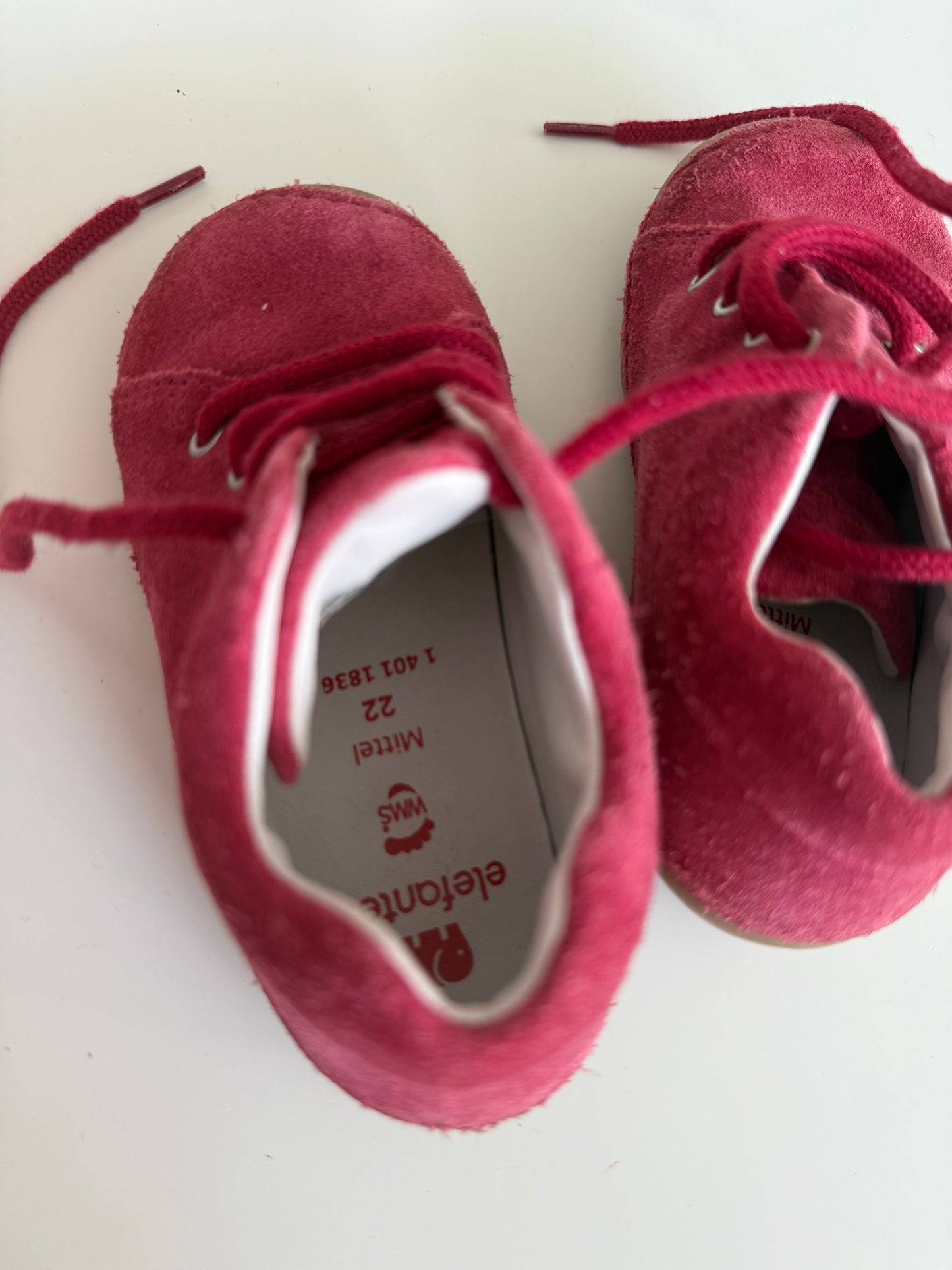 ELEFANTEN Lauflernschuhe rot 22