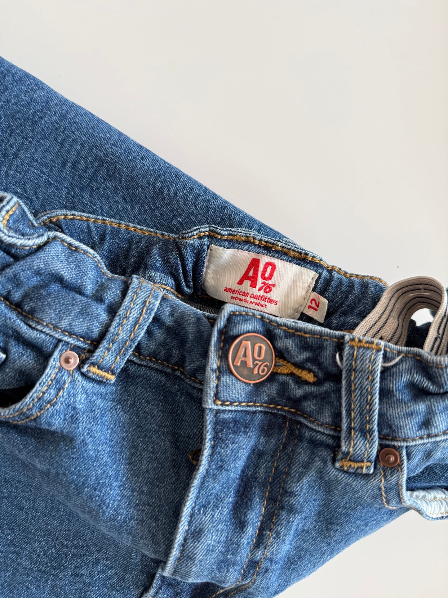 AO76 Jeansrock blau 152