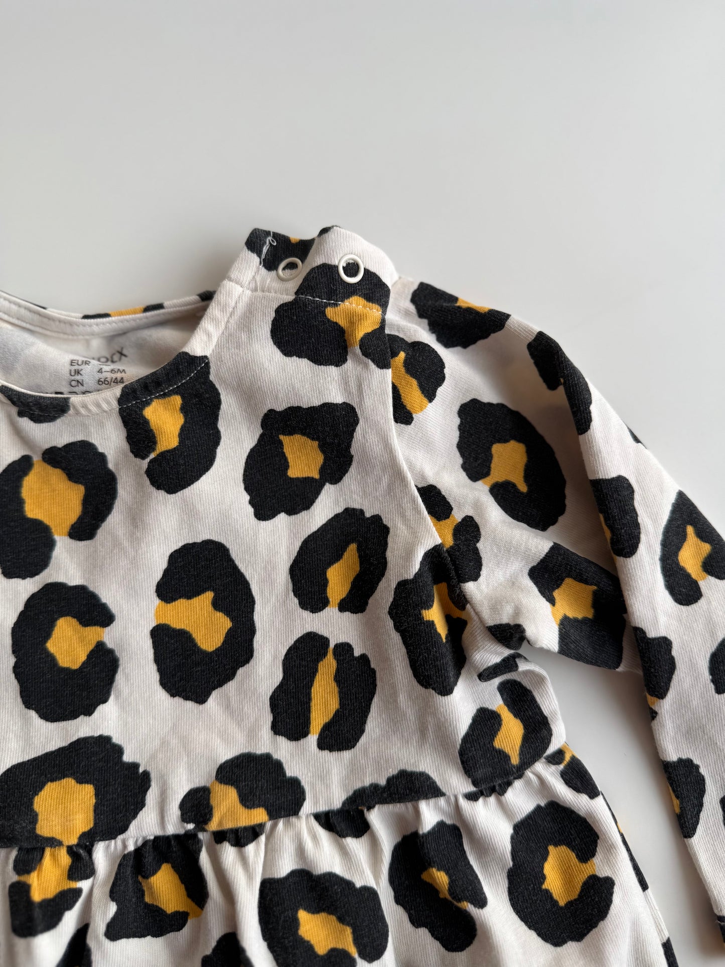 LINDEX Kleid Leo-Print 68