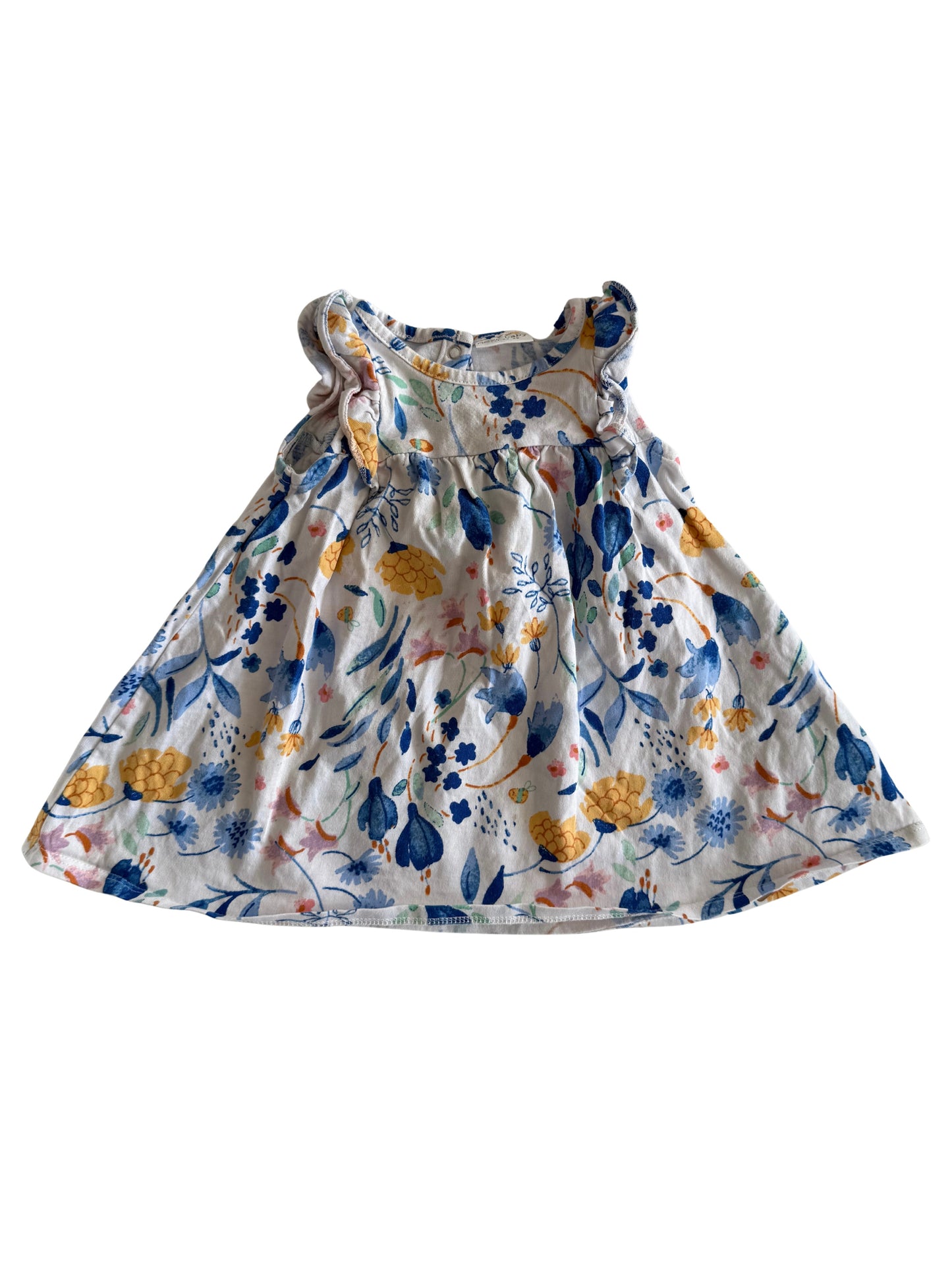 NEXT Kleid bunt Blumenprint 62/68