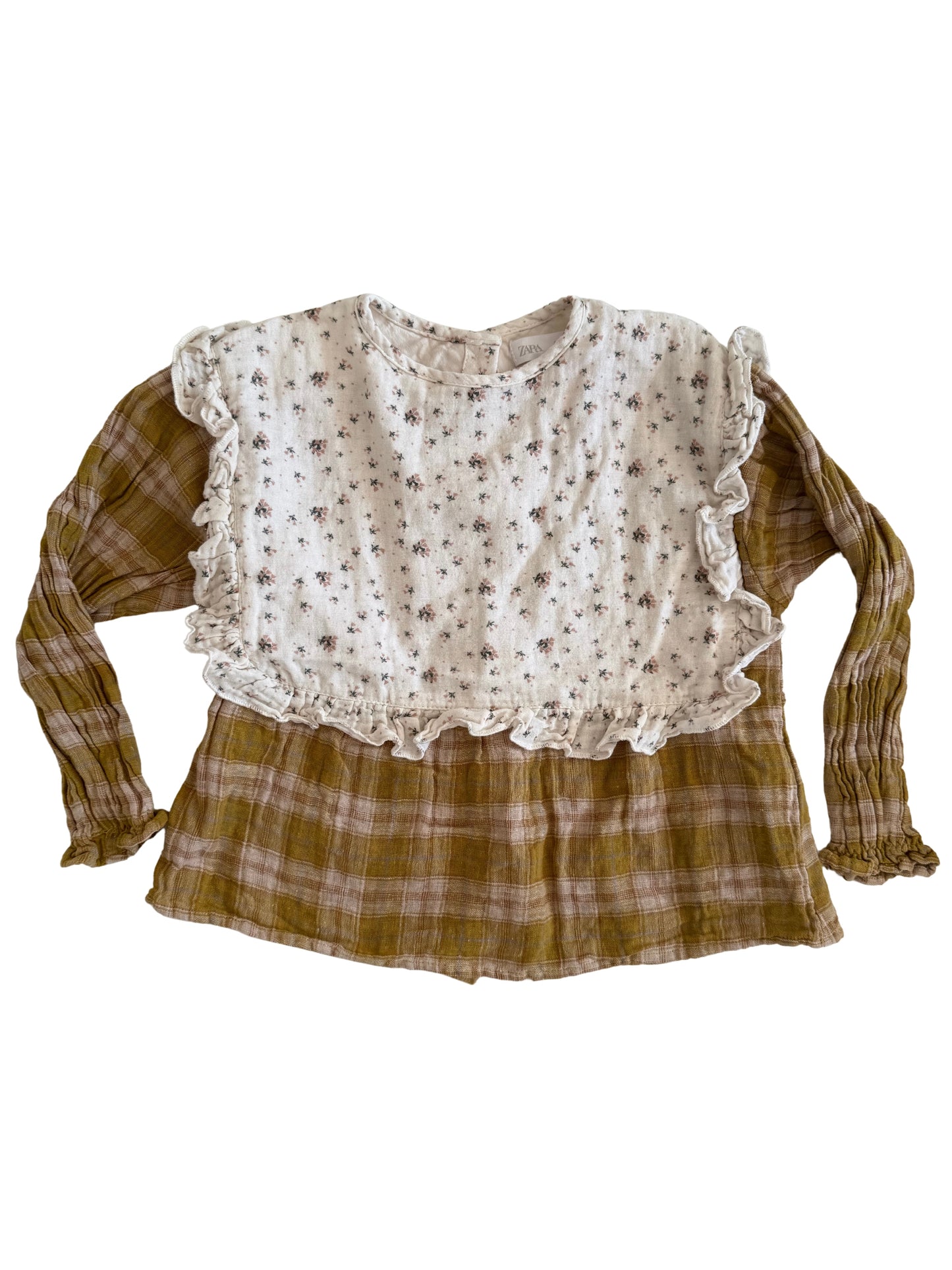 ZARA Bluse Musselin 110