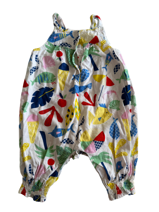 MARKS & SPENCER Latzhose Strampler bunt 74