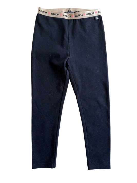 GARCIA Leggings Glitzer blau 104