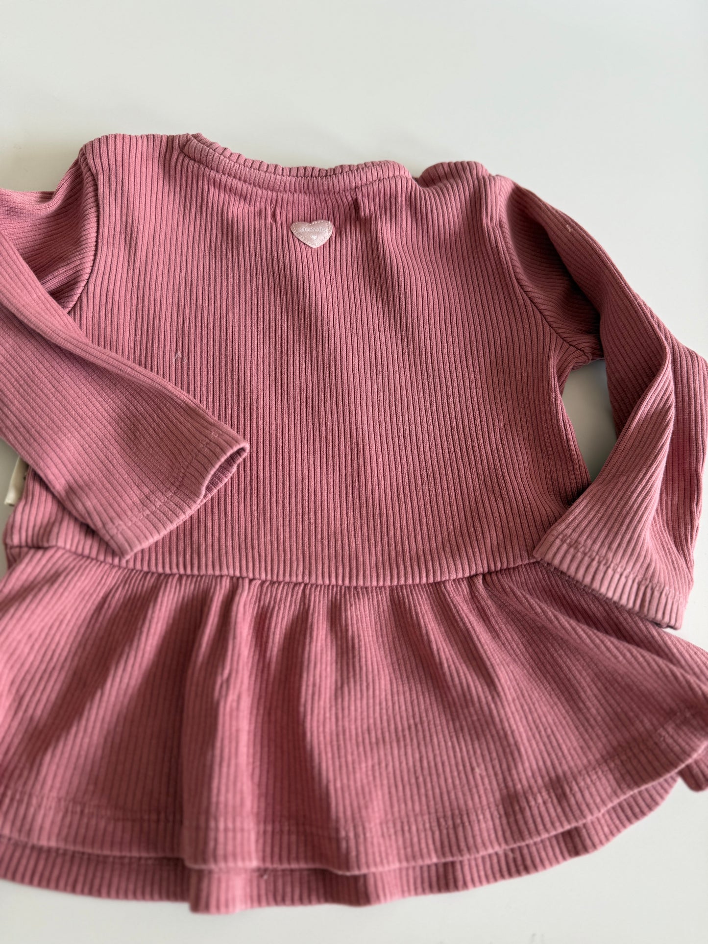 STACCATO Langarmshirt Ripp altrosa 68