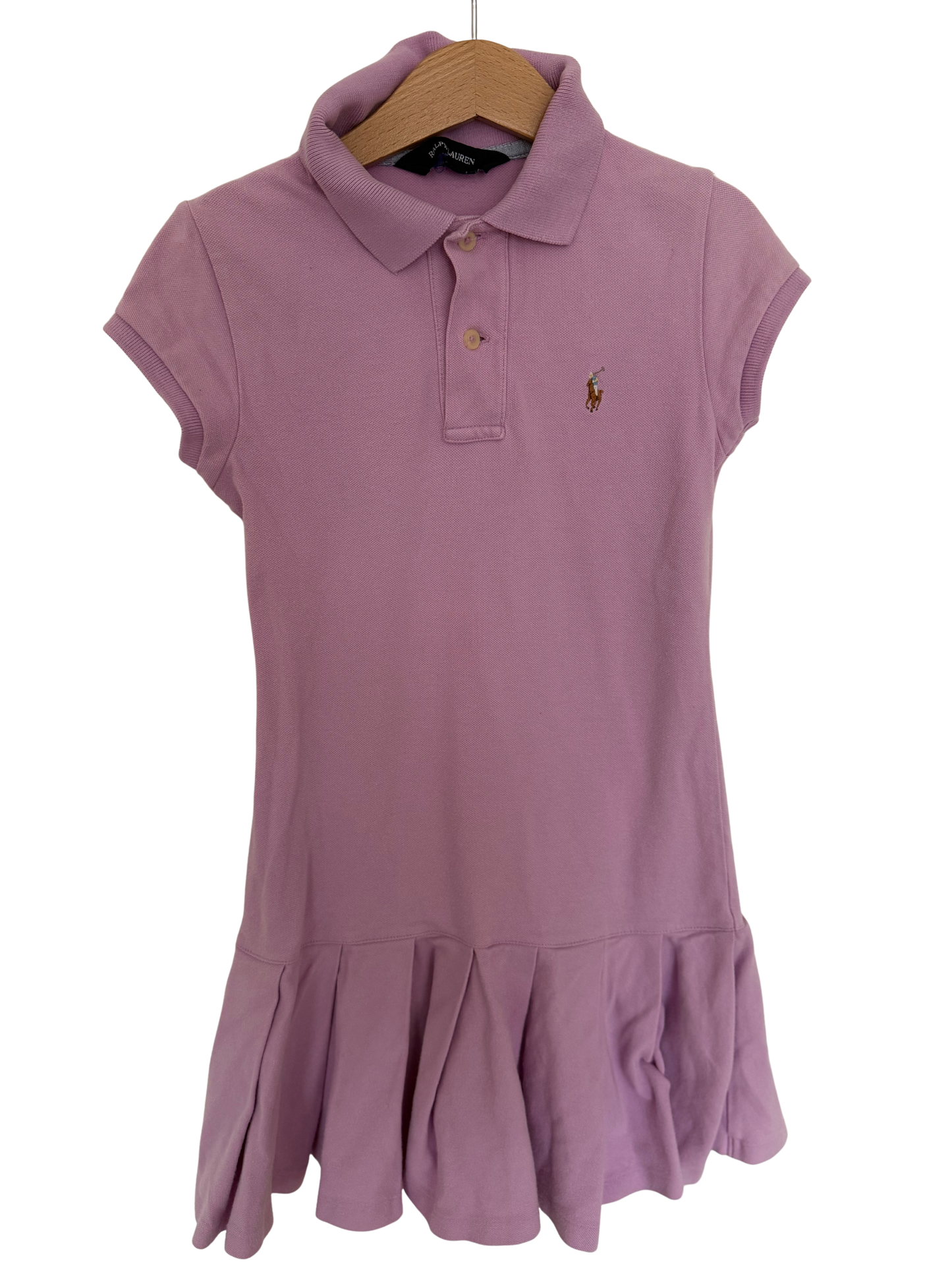 RALPH LAUREN Polokleid rosa Flieder 128