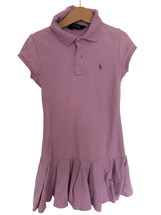 RALPH LAUREN Polokleid rosa Flieder 128