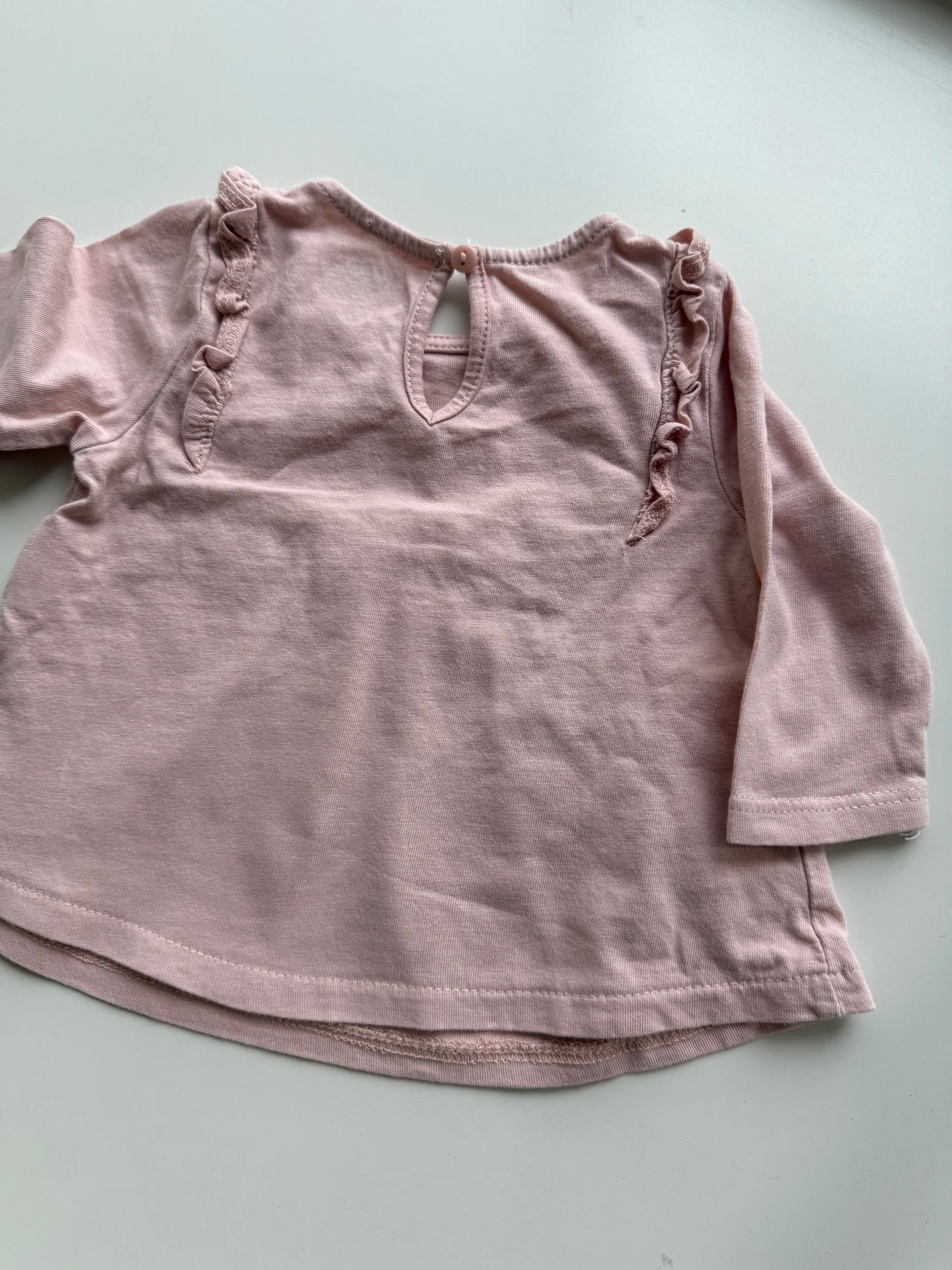 KIABI Langarmshirt rosa 56/62