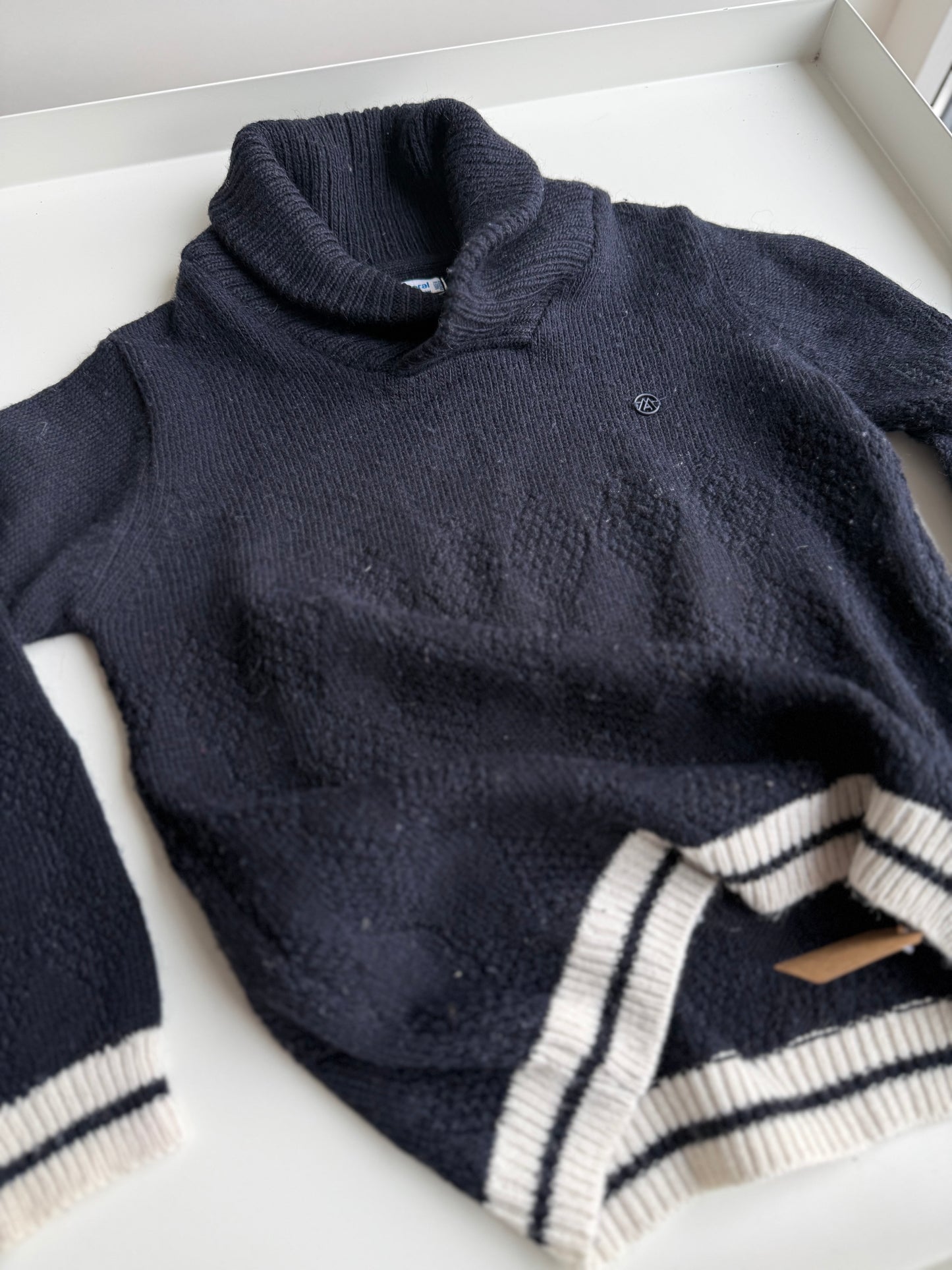 MAYORAL Pullover Strick dunkelblau 110