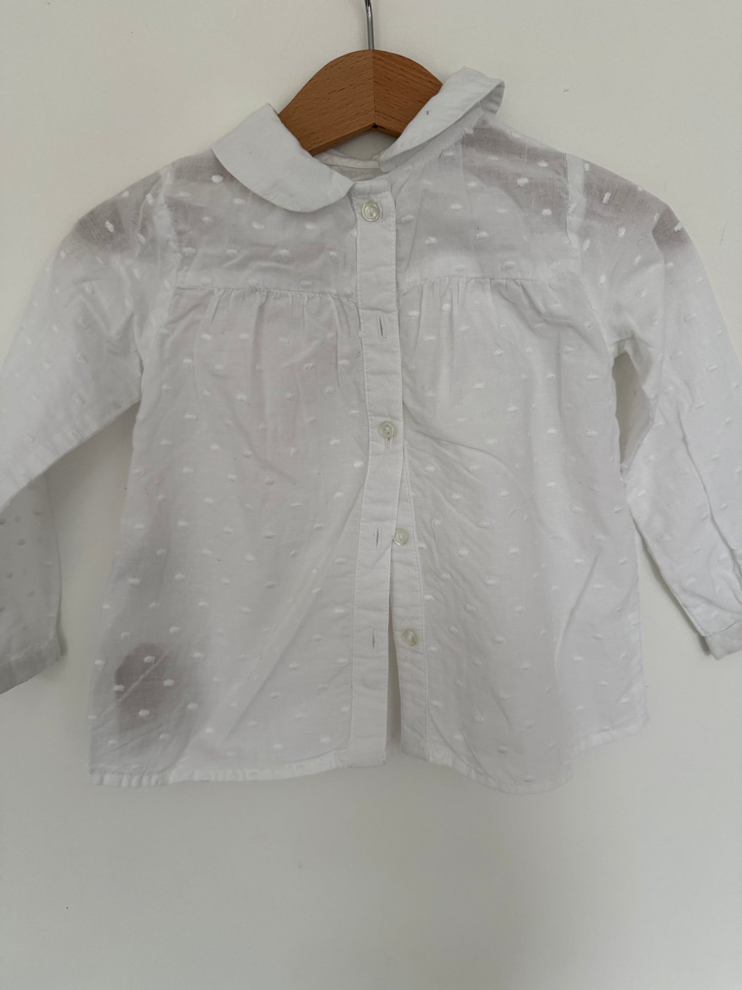 ZARA Bluse weiß 80