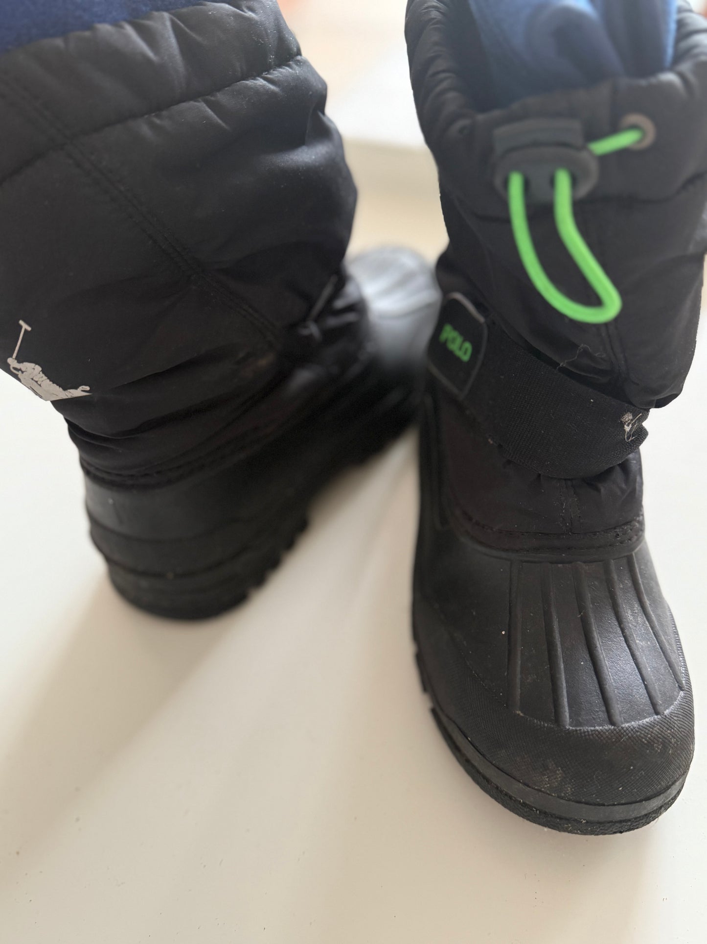 POLO RALPH LAUREN Winterstiefel Schneestiefel schwarz blau 33