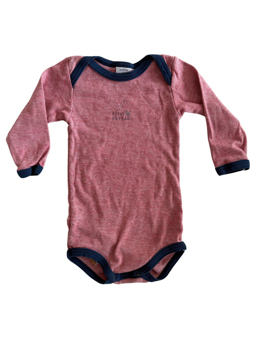 PETIT BATEAU Body rot weiß blau 62/68
