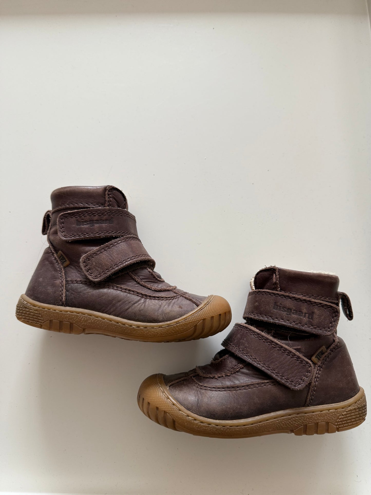 BISGAARD Winterstiefel Leder Wolle braun 26