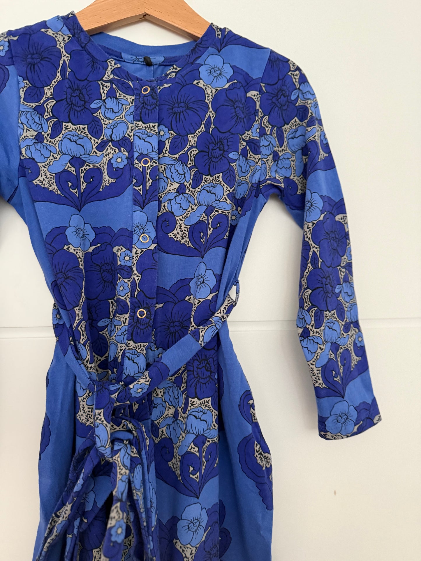MINI RODINI Jumpsuit Anzug Onesie blau 104/110
