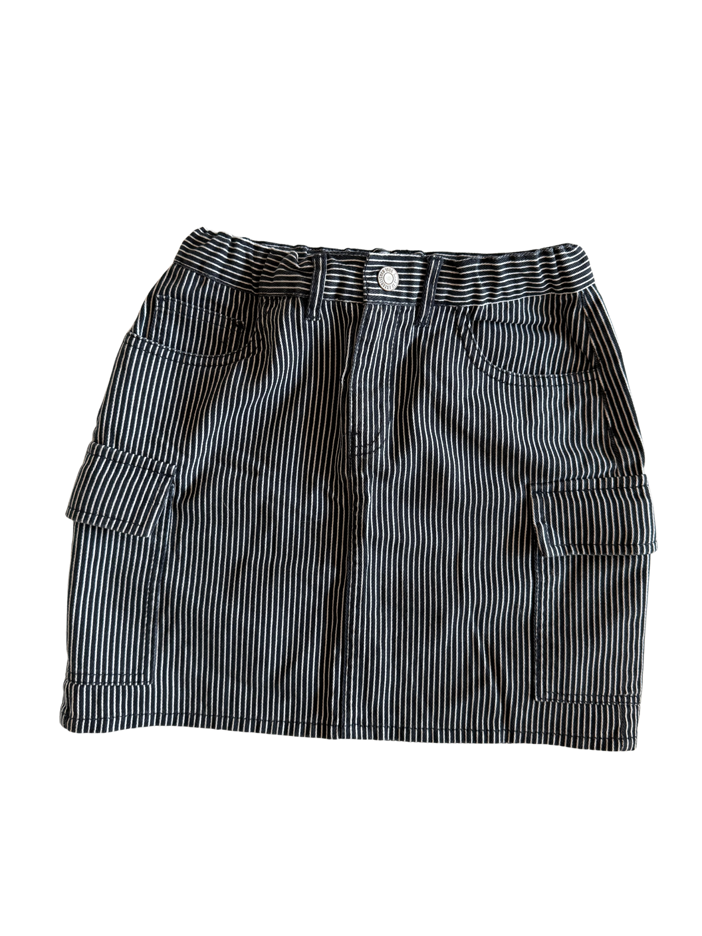 NAME IT Rock blau weiß gestreift 152