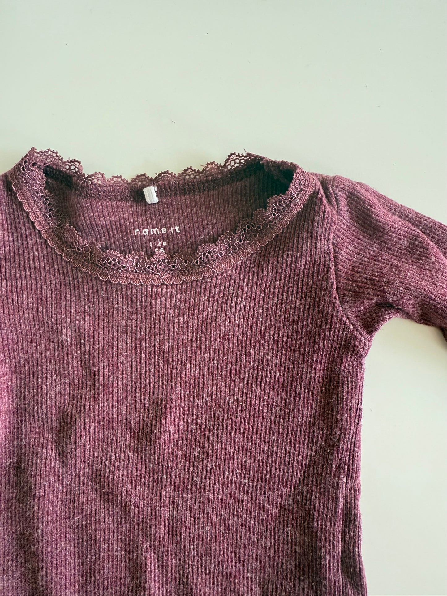 NAME IT Body Ripp lila burgundy 56