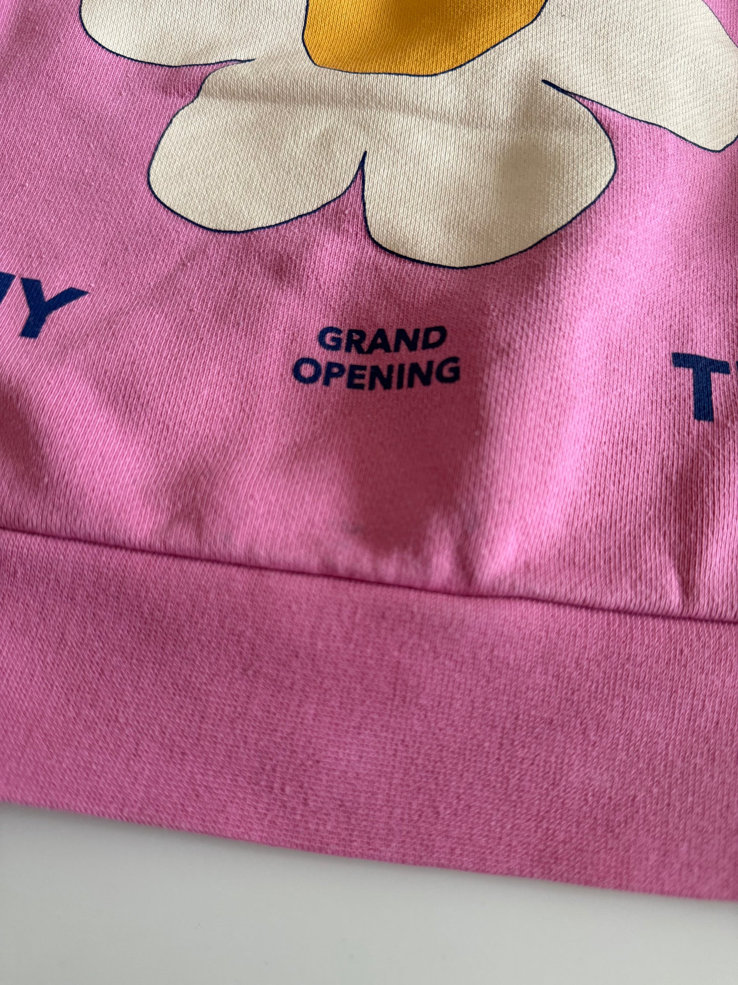 TINYCOTTONS Sweatshirt pink Blumen 122/128