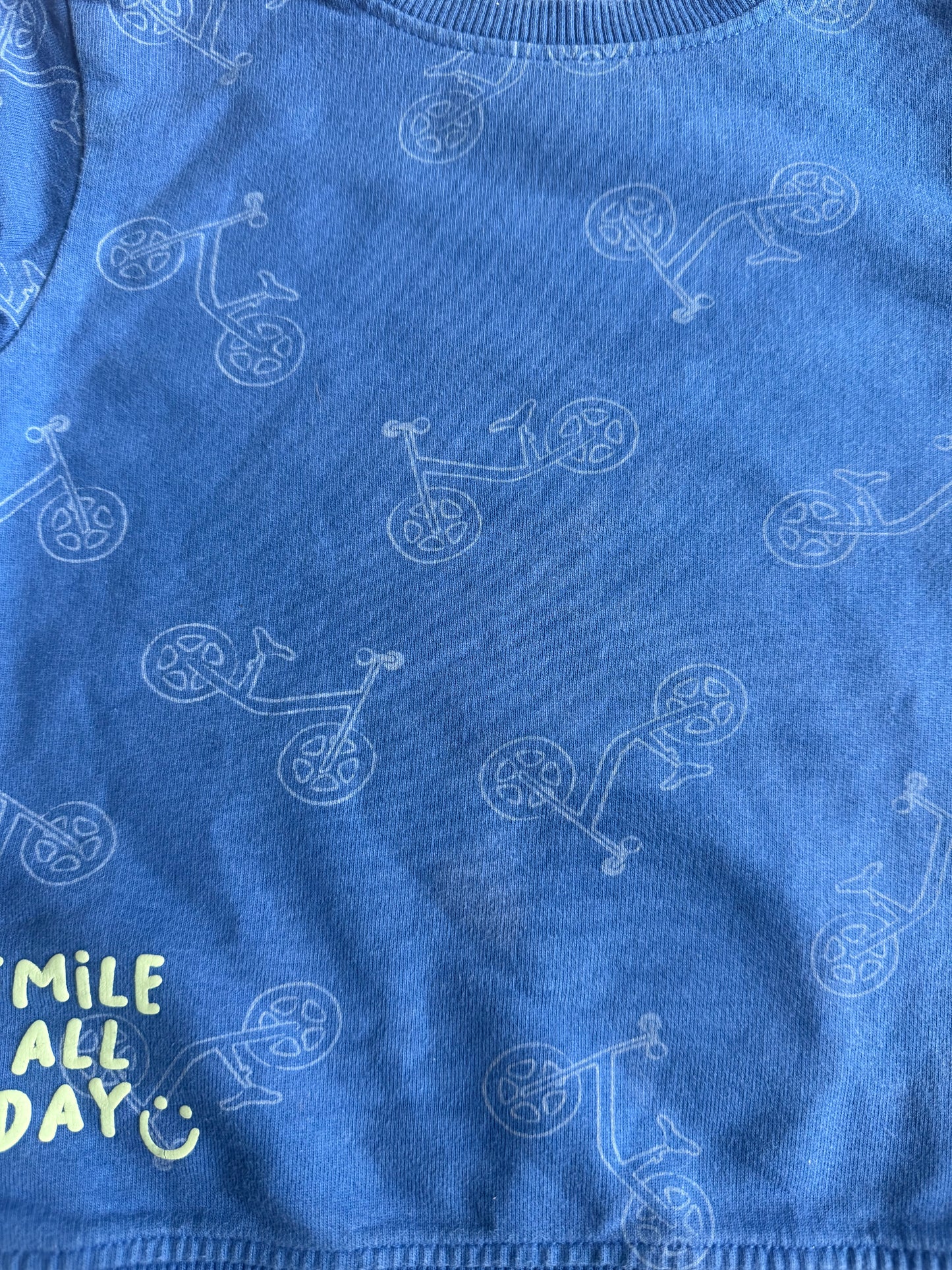 STACCATO Sweatshirt Fahrrad blau  80