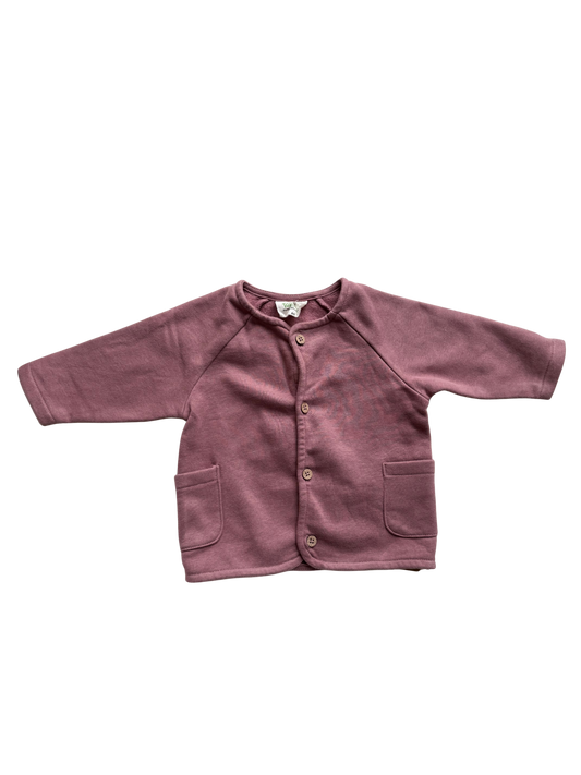 TOPOMINI Sweatjacke Lila Burgunder 68