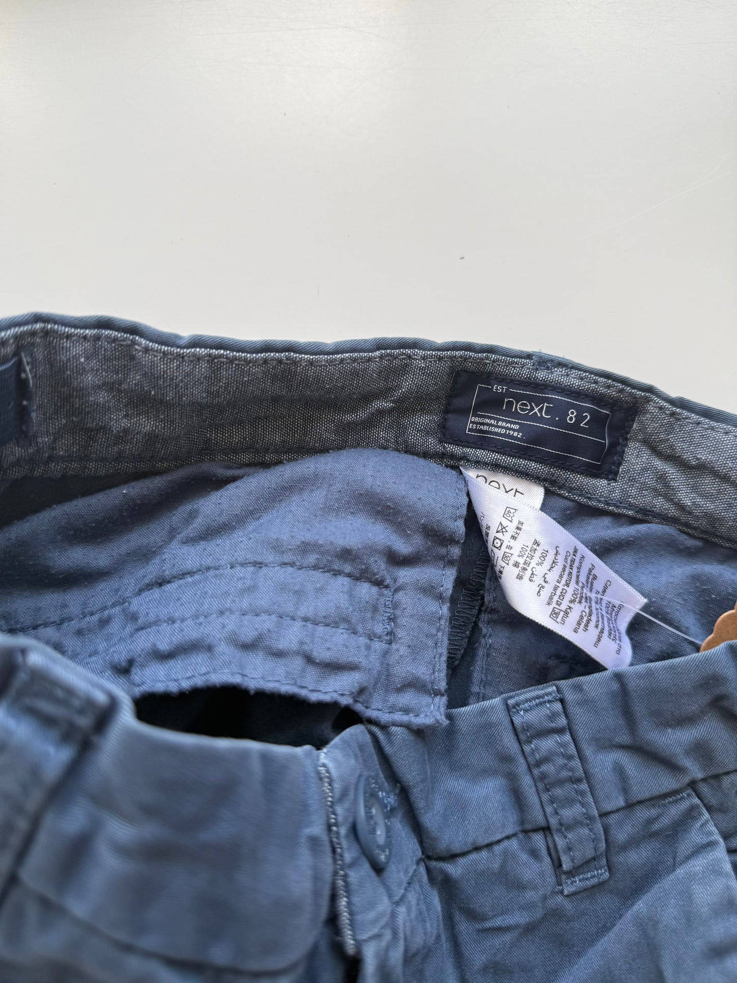 NEXT Shorts Chino dunkelblau 134
