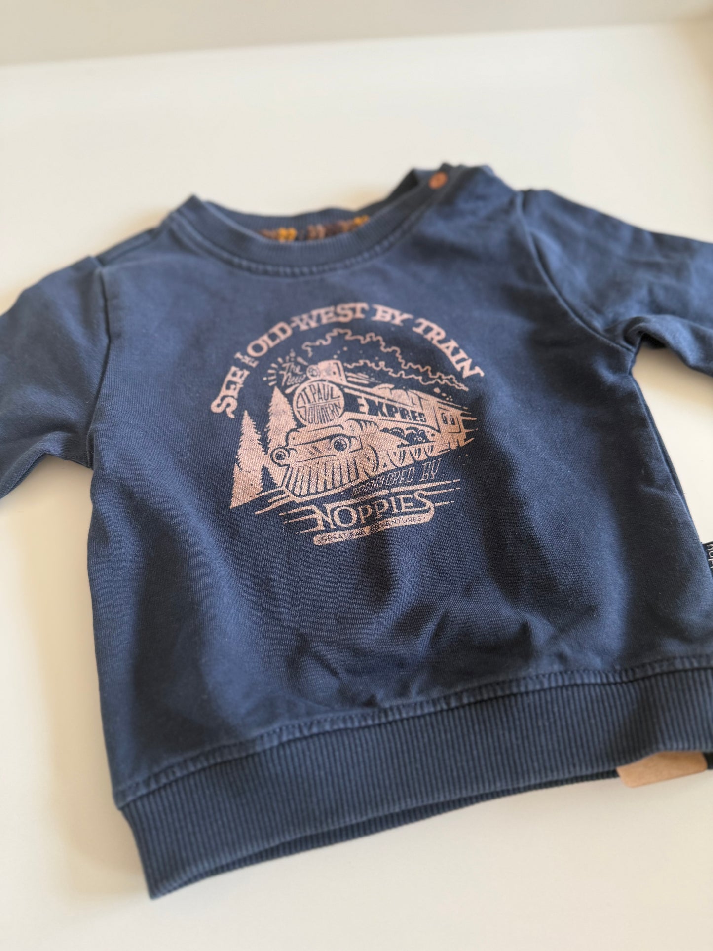 NOPPIES Sweatshirt Zug dunkelblau 68